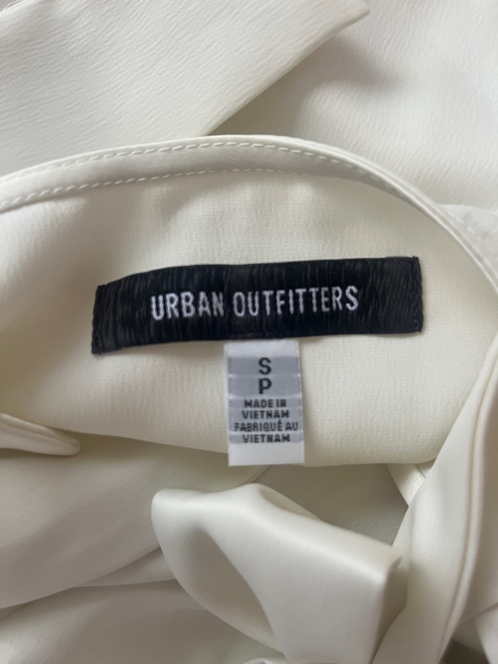 Urban Outfitters Bri Double Bow Satin Mini Dress - Picture 3 of 3